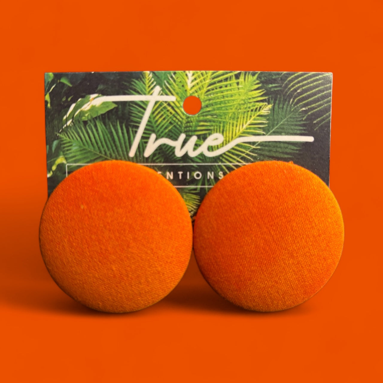 Sunset Orange Earrings